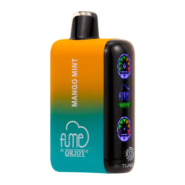flum vol 1 device showing sleek design and ergonomic mouthpiece with US packaging