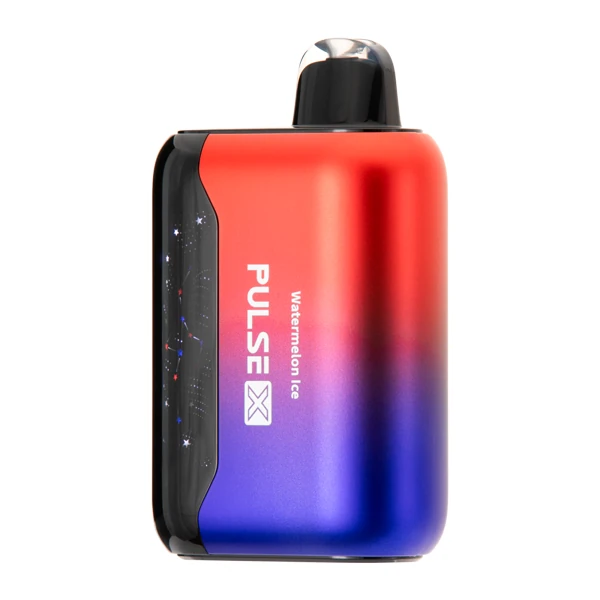 User holding a New Peak Glass vape with airflow ring highlighted, demonstrating proper finger positioning