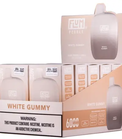White Gummy FLUM Pebble