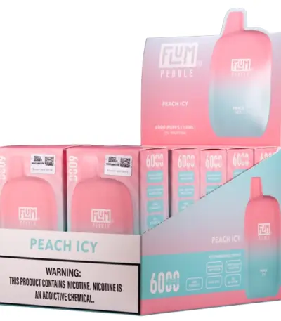 Peach Icy FLUM Pebble