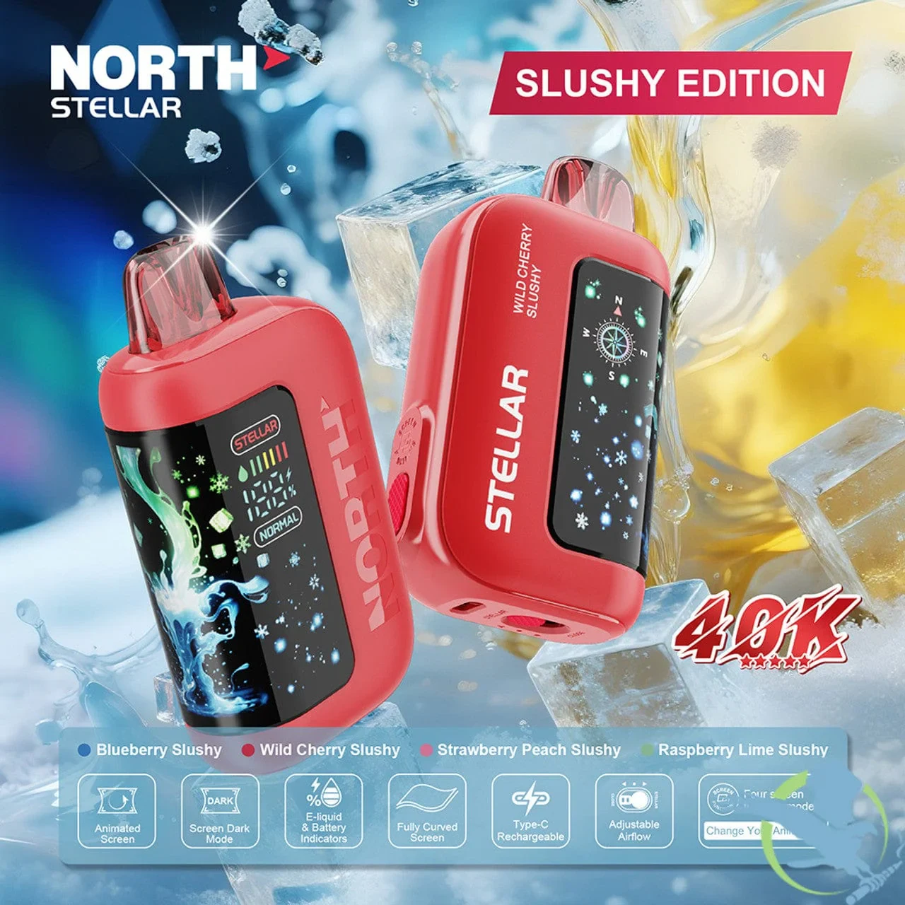 beri crush how to use - A sleek Lost Mary OS5000 Luster device in hand, demonstrating how to use beri crush flavor with proper grip and inhalation technique